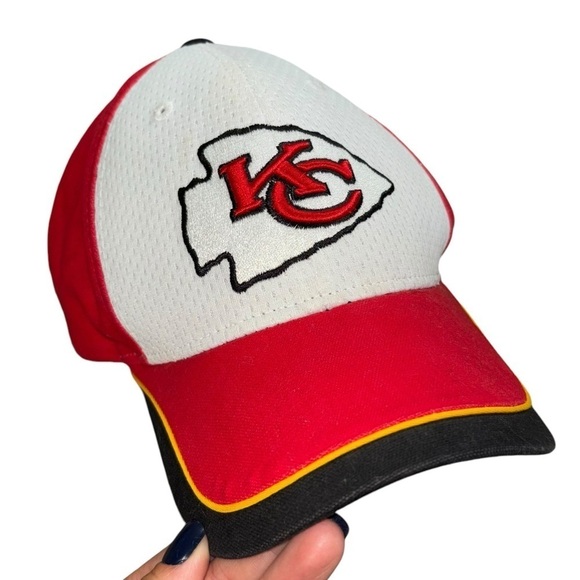 Kansas City Chiefs NFL Football Hat OS Baseball Cap Red White Arrowhead Missouri - Picture 4 of 15